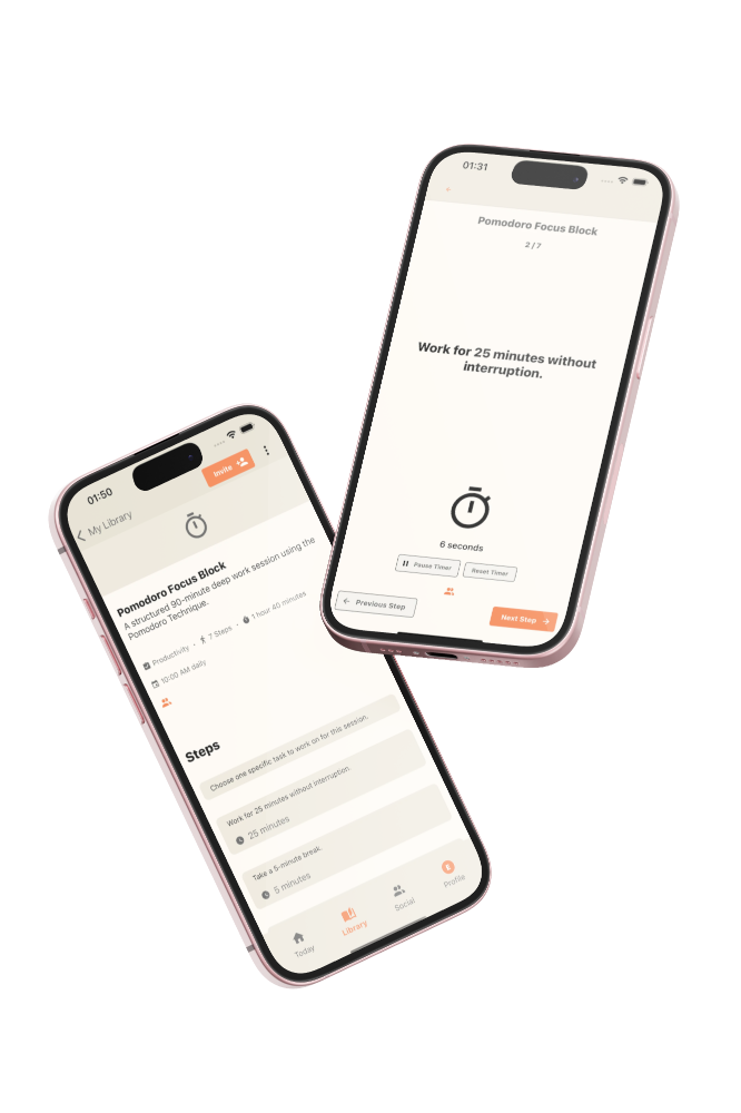 Guided Activity Steps